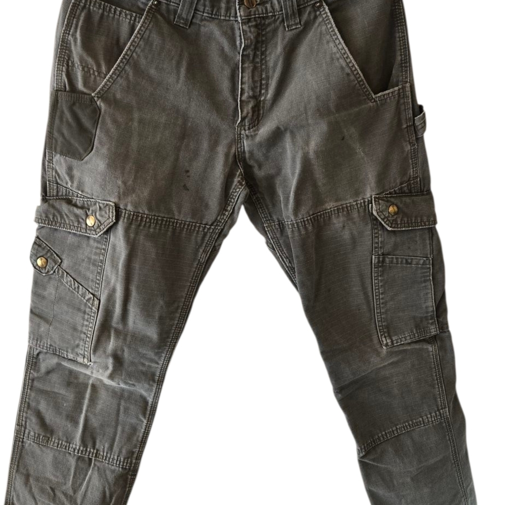 SOLD.  Carhartt Gray Cargo Pants Rugged Design